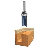 Bosch 85680M 1/2-Inch Diameter 1-Inch Cut Carbide Tipped Top Bearing Straight Trim Router Bit 1/4-In