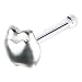 Sterling Silver Apple Nose Bone