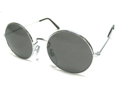 （セレンディップス）serendips スタンダード 丸メガネ サングラス Silver/black