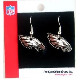 PHILADELPHIA EAGLES EARRINGS NEW - STAINLESS STEEL