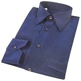 Forzieri Blue Pure Silk Dress Shirt