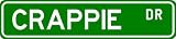 CRAPPIE Street Sign ~ Fishing ~ Great Fish Sign for your Lodge, Gameroom, Basement, Garage, Barn