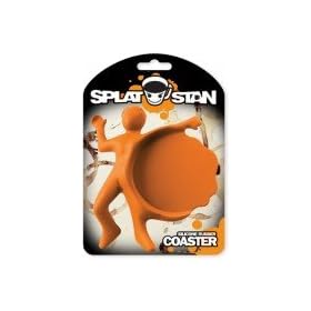 Orange Splat Stan Coaster