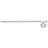LogoArt Jimmie Johnson '06 NEXTEL Cup Champion 5/8 Logo Sterling Silver Bracelet