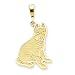 14k German Shepherd Pendant