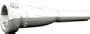 Bach Mega Tone Trumpet Mouthpiece 1-1/4C