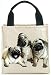   - Pug Puppies (Dog) - Canvas Totes