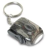 Ziotek Mini LED Dynamo Keychain Flashlight, Smoke
