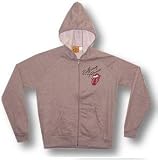 ROLLING STONES - It's Only Rock N Roll - Gray Girl's Cut Zip Up Hoodie