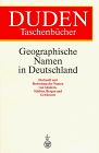 Produkt-Bild: Geographische Namen in Deutschland