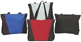 Large Shoulder Tote with Zipper