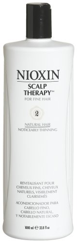 Nioxin Scalp Therapy Conditioner for Fine Hair, System 2, Noticeably Thinning, 33.8-Ounce Bottle