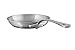 Mauviel M'Cook 5-Ply Polished Stainless Steel Fying Pan With Cast Stainless Steel Handle, 7.9-in, Made In France