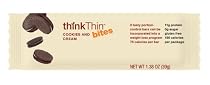 thinkThin Bites, Cookies and Cream Bars, 15-count, 1.37 Ounce Bar (Pack of 15)