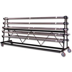 Gym Floor Cover Mobile Storage Rack - 6 (EA)