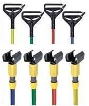 Continental #94 Speed Change Yellow Wet Mop Handle, 60 inch -- 12 per case.