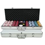 500 Las Vegas Edge Spot Nexgent Poker Chips with Aluminum Case