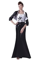 Satin Lace Evening Dress/Mother-of-the-Bride Dress 