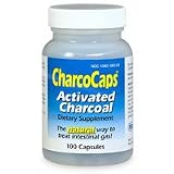 Requa CharcoCaps Activated Charcoal, Capsules 100