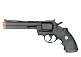 Airsoft Guns- Spring Air Pistol Python 6 Barrel Revolver (Black) by UHC