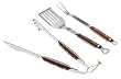 Mr Bar B Q 02138 Forged 3 piece rosewood set