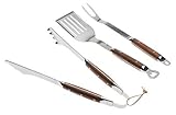 Mr Bar B Q 02138 Forged 3 piece rosewood set