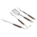 Mr Bar B Q 02138 Forged 3 piece rosewood set