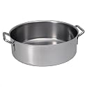 Sitram Catering 11.4 Quart Commercial Stainless Steel Rondeau Casserole