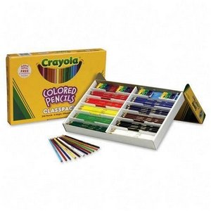 BIN688024 - Colored Pencil Classpack with 12 Sharpeners