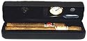 Csonka Fully Accesorized Cigar Pocket Humidor, Classic Black