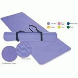 EcoWise Yoga / Pilates Mat - Latex Free (Environmentally Friendly) - 72 (6 feet) X 24 (2 feet) X 1/4
