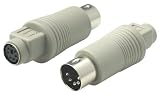 Belkin F2N018 Keyboard PS/2 to AT Adapter; Din5 Male to MiniDin6 Female