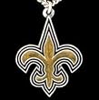 New Orleans Saints Logo Pendant Necklace - NFL Football Fan Shop Sports Team Merchandise