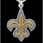 New Orleans Saints Logo Pendant Necklace - NFL Football Fan Shop Sports Team Merchandise