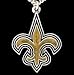New Orleans Saints Logo Pendant Necklace - NFL Football Fan Shop Sports Team Merchandise