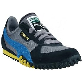 Puma Mens 5000M Neutral Gray Dark Shadow Methyl Blue Spectra Yello Casual