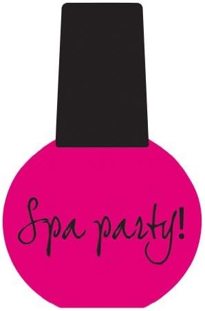 Zebra Boutique Party - Pink & Zebra Print Spa Party Invitations x 8