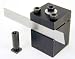 Rear mount cut-off tool holder