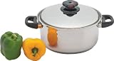 Precise Heat 5.5qt 12-Element Surgical Stainless Steel Stockpot with Vented Lid
