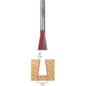 Freud 22-122 1/2-Inch Diameter 8-Degree Dovetail Bit 1/4-Inch Shank