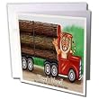 Londons Times Funny Cat Cartoons - Tiger Woods - Greeting Cards-6 Greeting Cards with envelopes