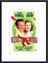 Christmas in July, Art Poster with Metal Frame, poster size: 11" x 17"