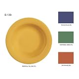 G.E.T. Diamond Mardi Gras Rainforest Green 13 Oz. Pasta Bowl - Dozen