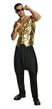 9059 (Gold) 80s Rapper Costume Vest Only
