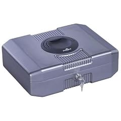 Durable 178257 Geldkassette Euroboxx, 352 x 276 x 120 mm, PS/Stahlblech, silbergrau
