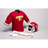 Kansas City Chiefs Youth NFL Team Helmet and Uniform Set - Small (Ages 4-6)