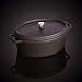 Staub 41CM/11.8L OVAL COCOTTE BLACK