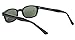 Pacific Coast Original KD's Biker Sunglasses (Black Frame/Dark Green Lens)