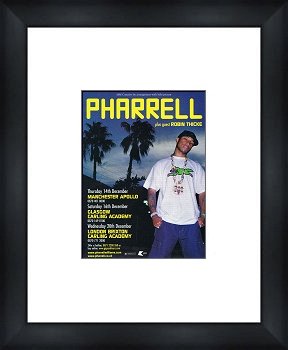 PHARRELL UK Tour 2007 - Framed Original Advert