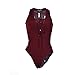 Blooming Jelly Women's Stretch Lace up Tank Leotard Bodysuit Jumpsuit, Dull red, Small